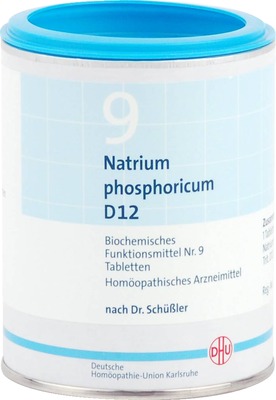 DHU Schüssler-Salz Nr. 9 Natrium phosphoricum D 12 Tabletten 1000 St Tabletten