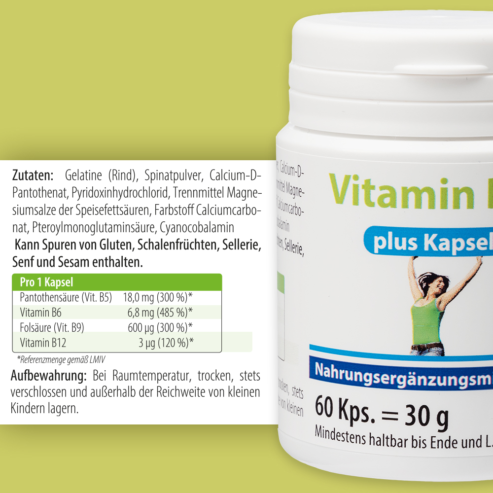 VITAMIN B12 plus Kapseln 60 St Kapseln