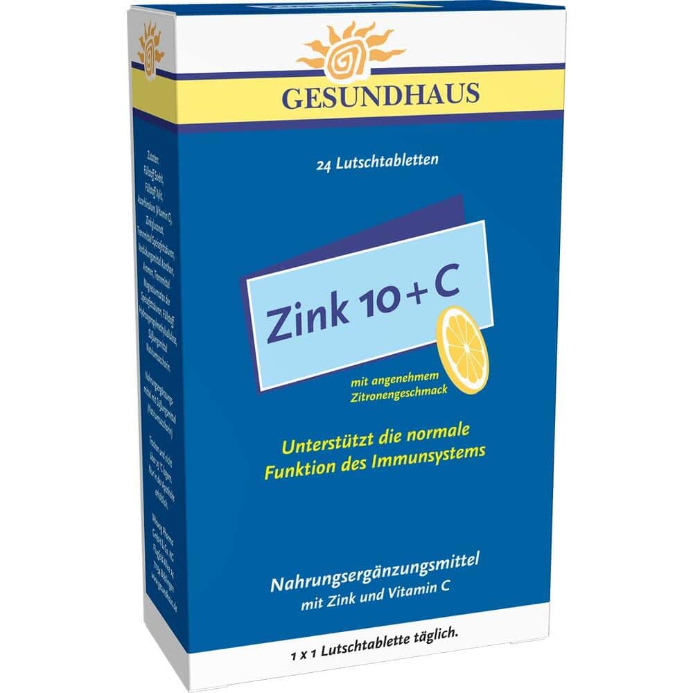ZINK 10+C Lutschtabletten 24 St Lutschtabletten