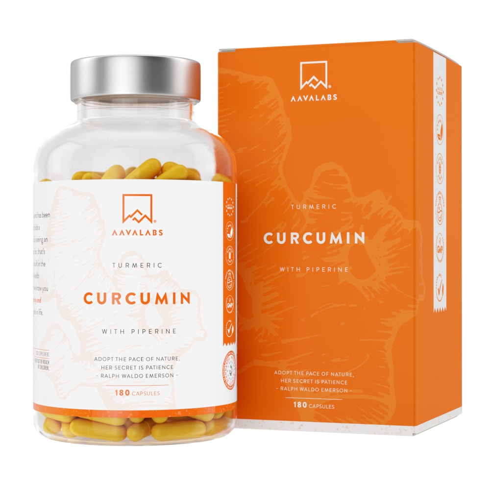 AAVALABS TURMERIC CURCUMIN 180 St Kapseln