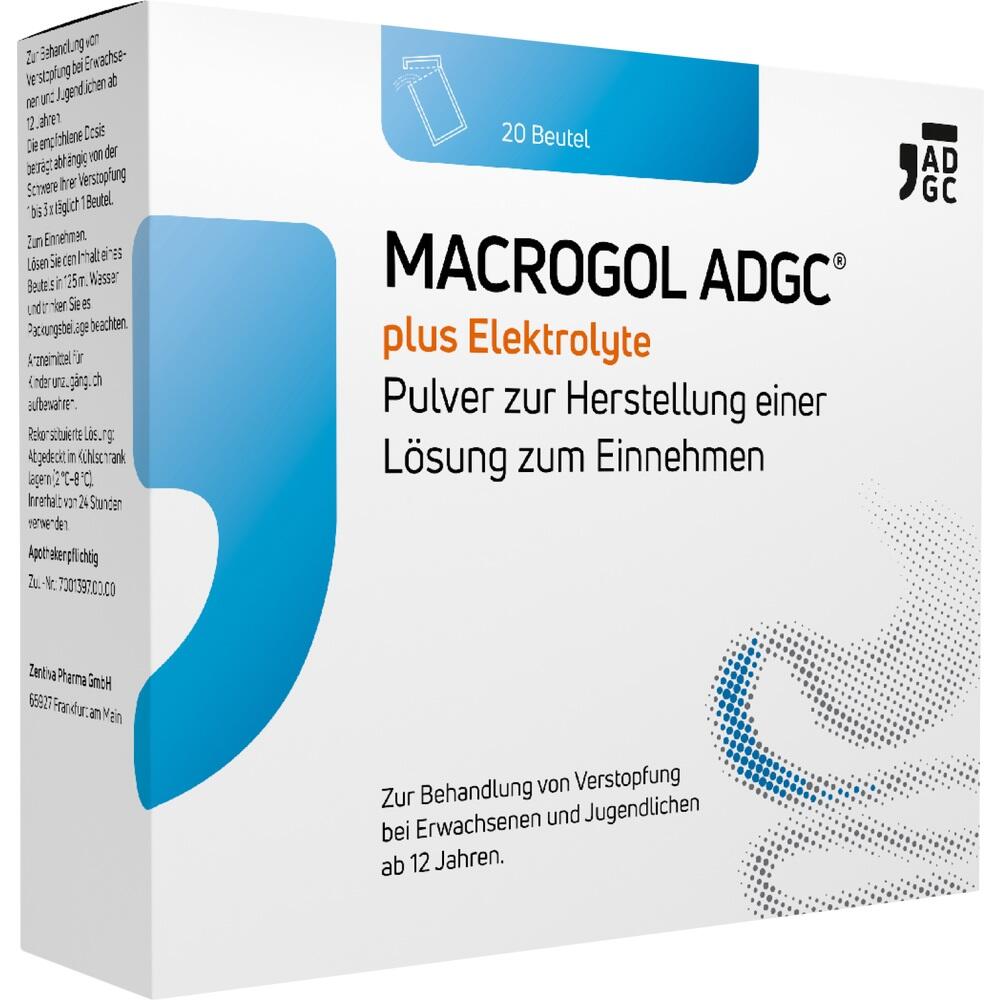 MACROGOL ADGC plus Elektrolyte 10 St Pulver zur Herstellung einer Lösung zum Einnehmen