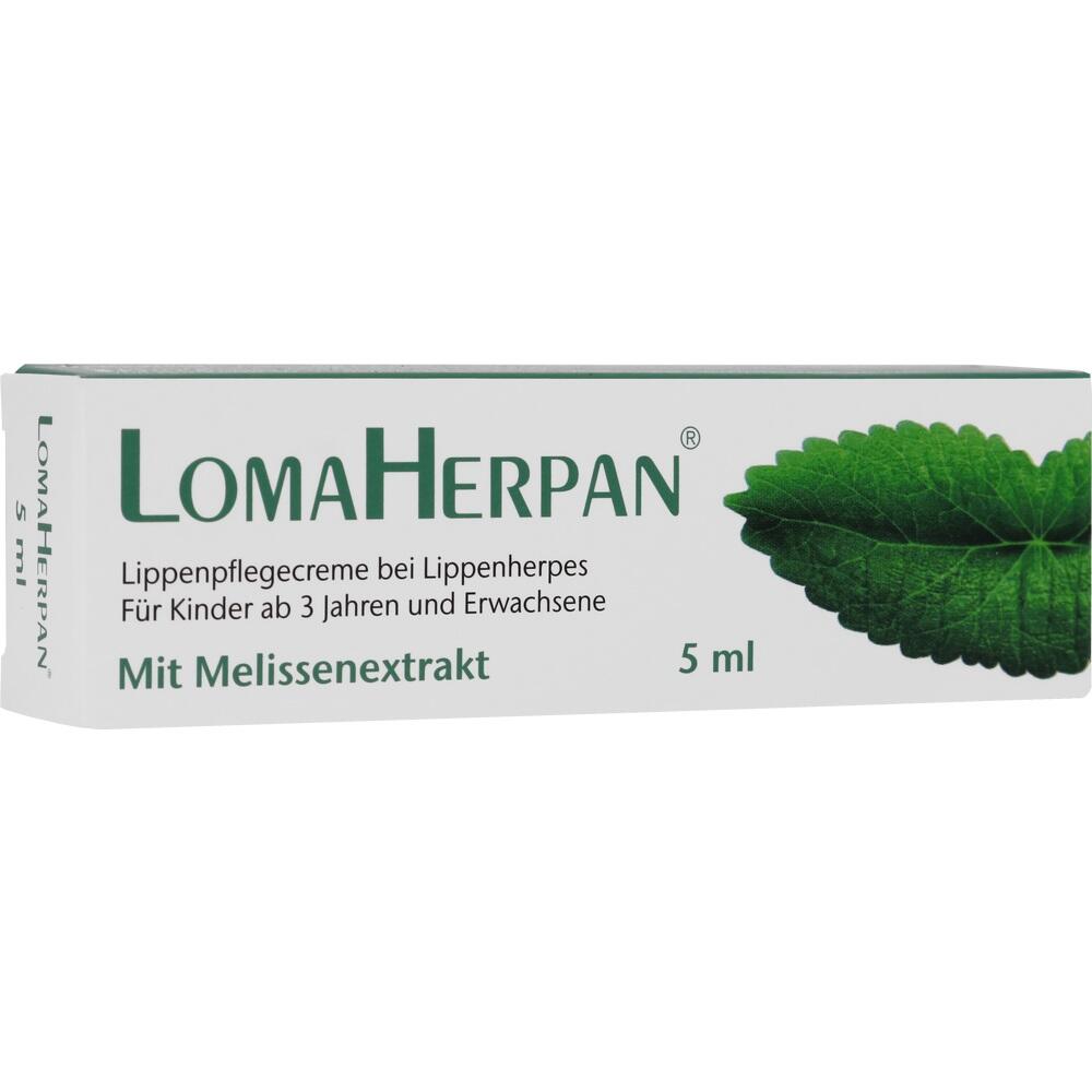 LomaHerpan Lippenpflegecreme bei Lippenherpes 5 ml Creme
