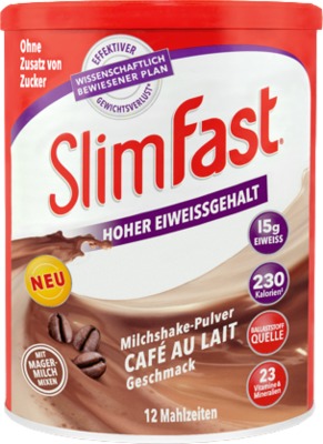 SLIM FAST Pulver Cafe au Lait 438 g Pulver