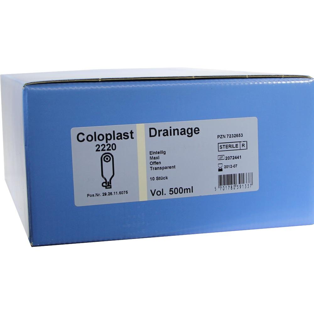 COLOPLAST Drainagebeutel 2220 10 St Beutel
