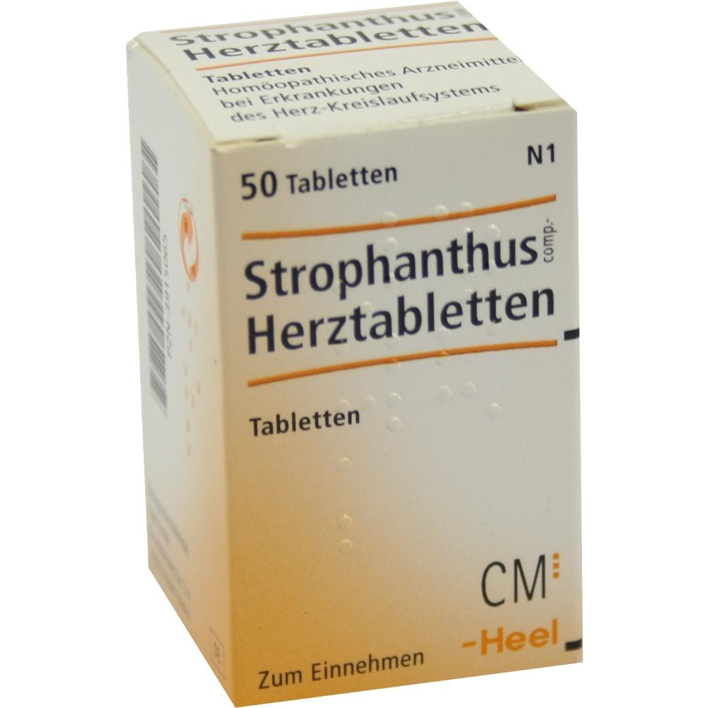 STROPHANTHUS COMP.Herztabletten 50 St Tabletten