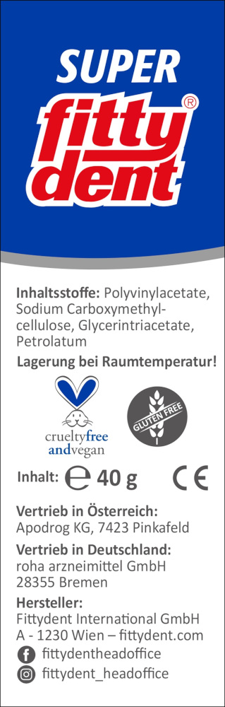 FITTYDENT super Haftkleber Einlagen 20 St