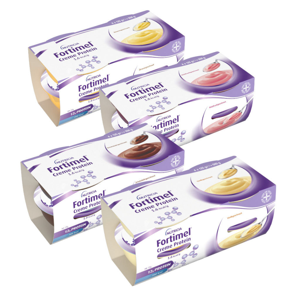 NUTRICIA Fortimel Creme Mischkarton  8X4X125 g Flüssigkeit