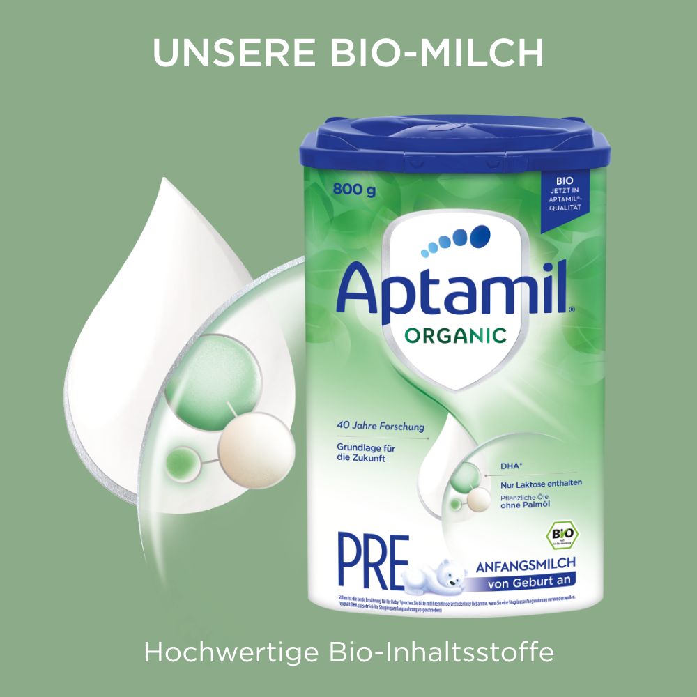 Aptamil ORGANIC PRE BIO ANFANGSMILCH 800 g Pulver