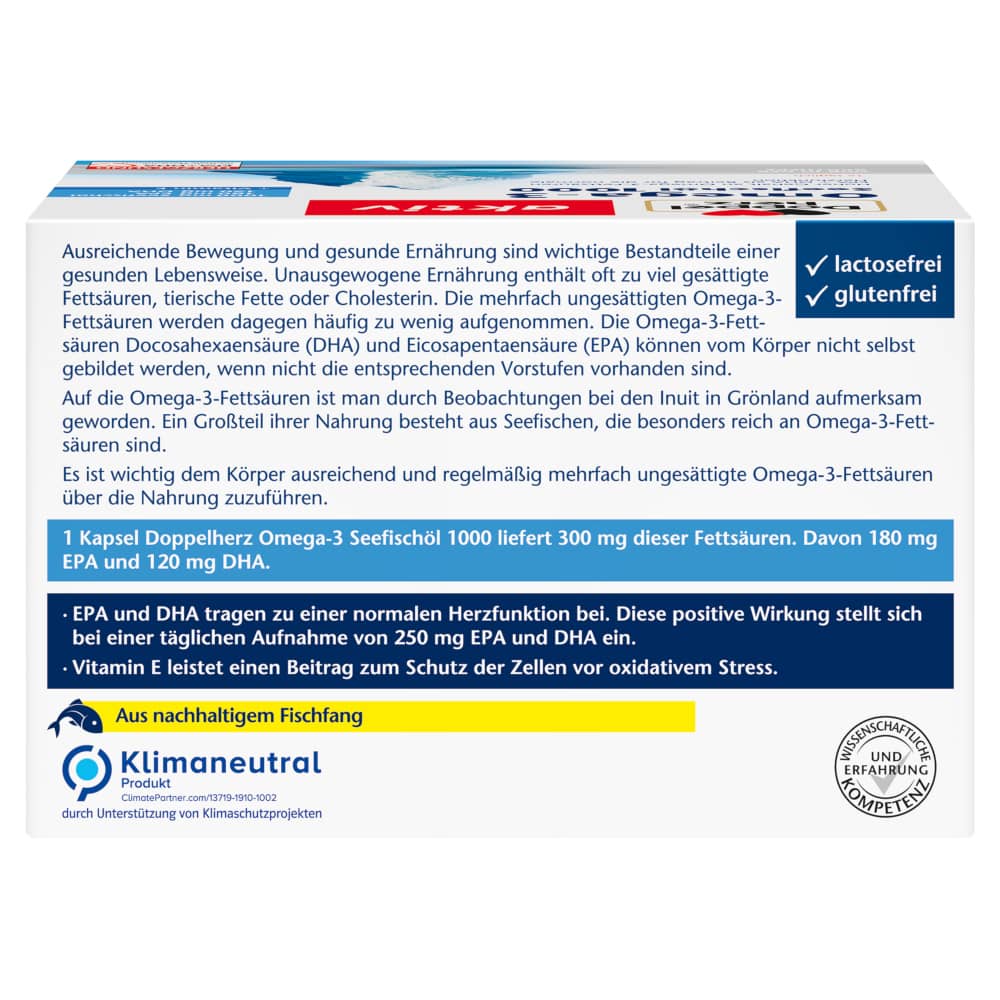 Doppelherz aktiv Omega-3 Seefischöl 1000 240 St Kapseln