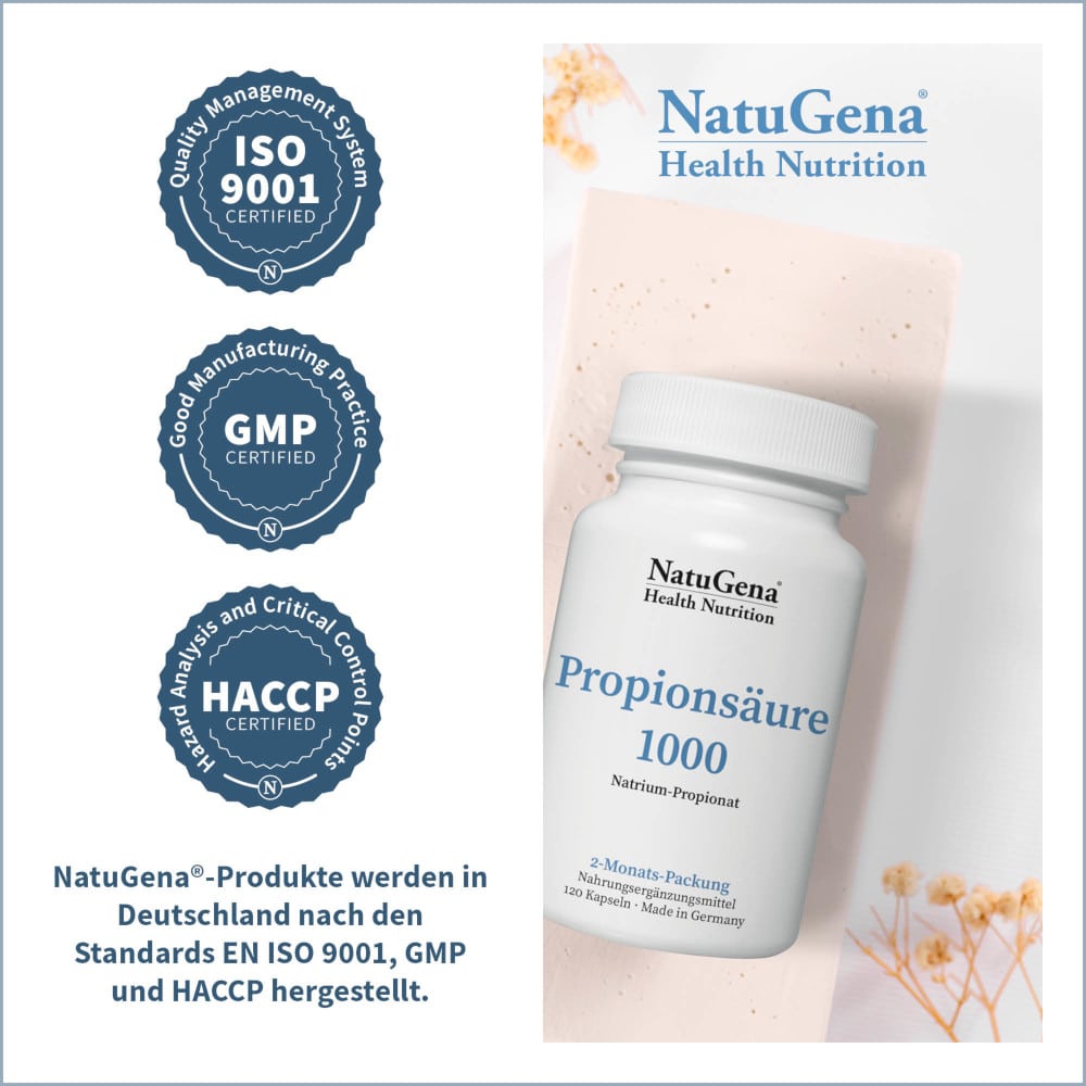 NatuGena Propionsäure 1000 120 St Kapseln