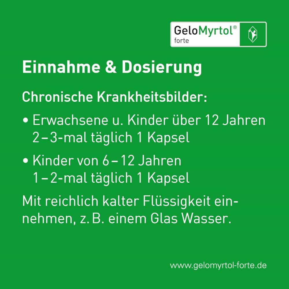 GeloMyrtol forte der pflanzliche Schleimlöser Doppelpack (2x100 St.) 2X100 St Magensaftresistente Weichkapseln