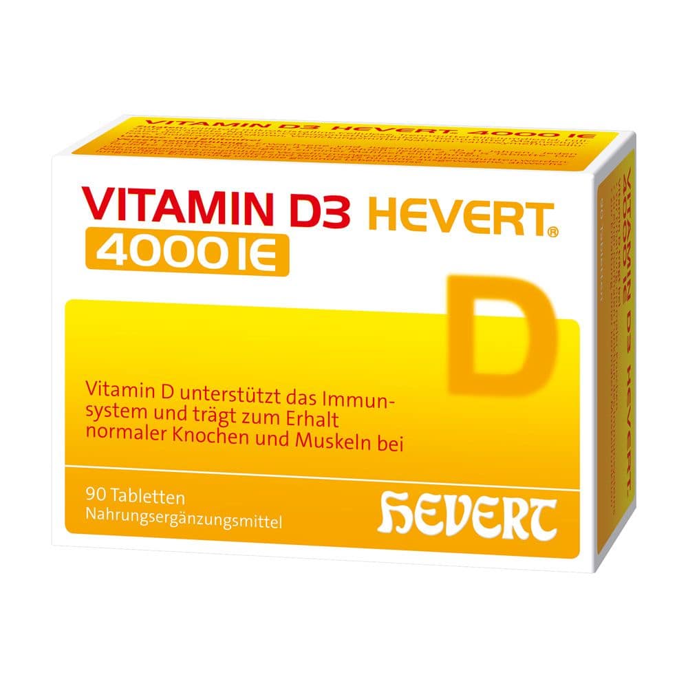 VITAMIN D3 HEVERT 4.000 I.E.  90 St Tabletten