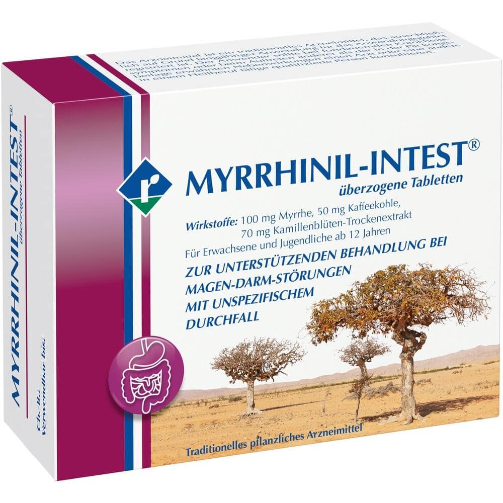 MYRRHINIL-INTEST 100 St Überzogene Tabletten