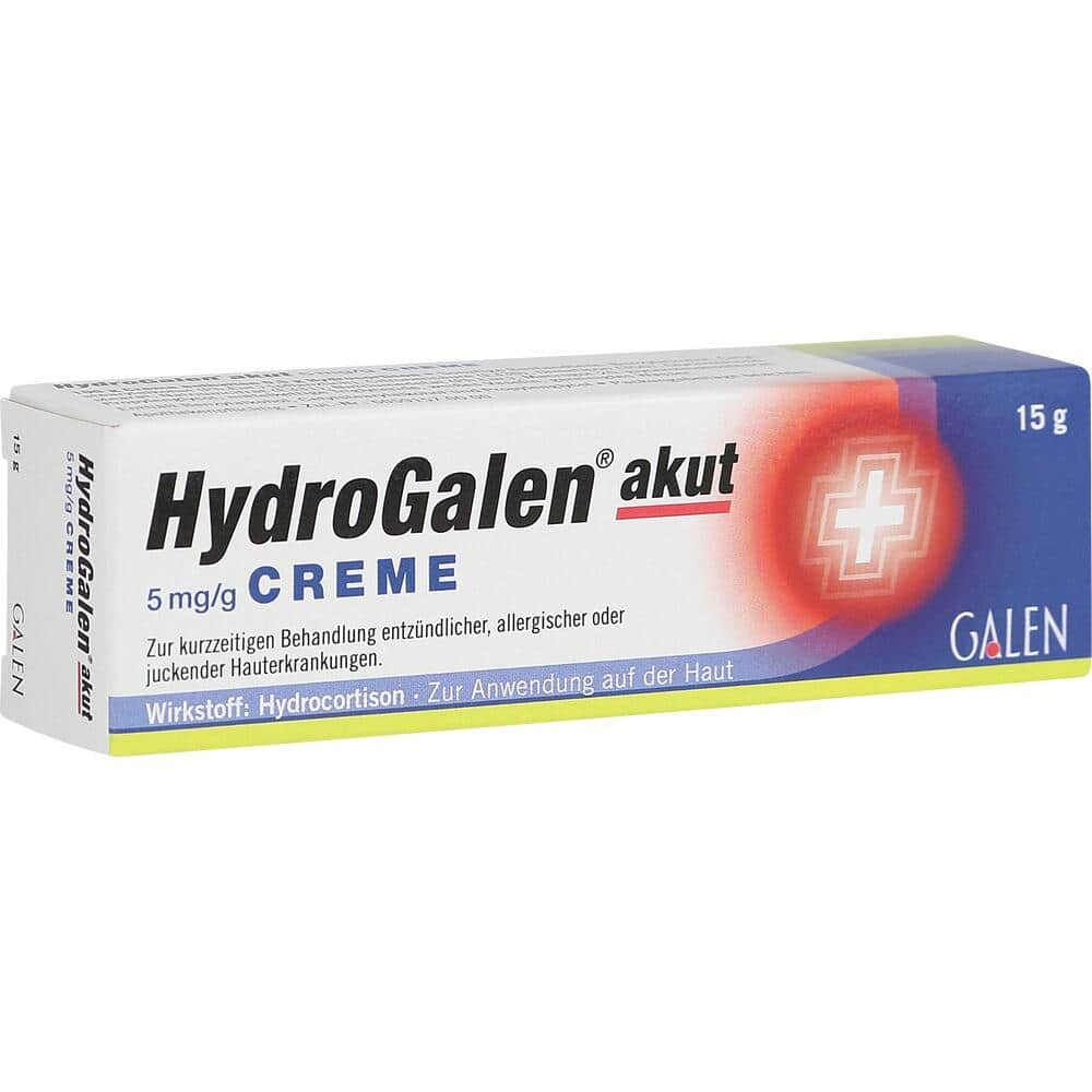 HYDROGALEN akut Creme 5mg/g 15 g Creme