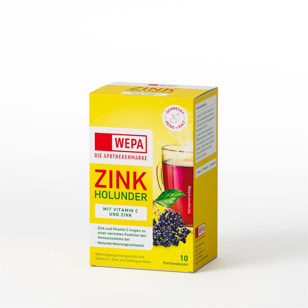 WEPA ZINK HOLUNDER 10X10 g Pulver