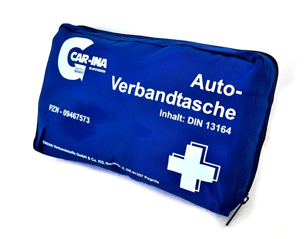 SENADA CAR-INA Autoverbandtasche blau 1 St