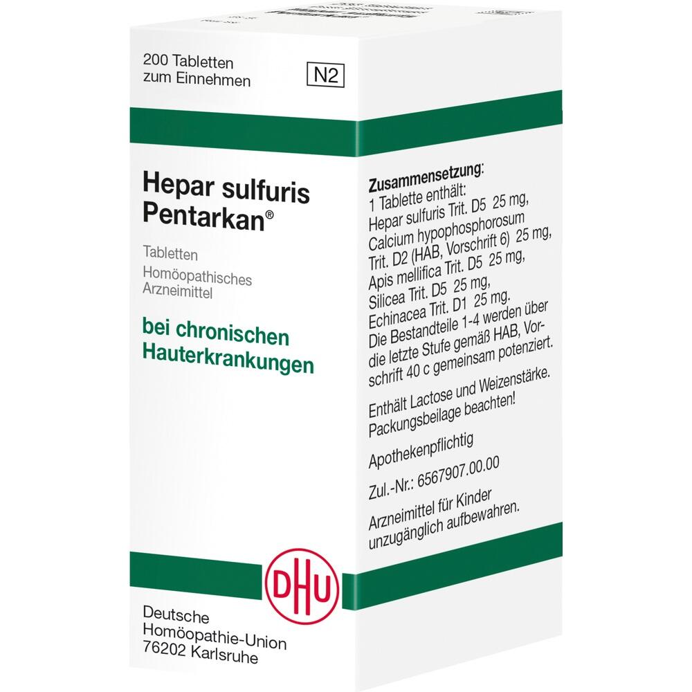 HEPAR SULFURIS PENTARKAN Tabletten 200 St Tabletten