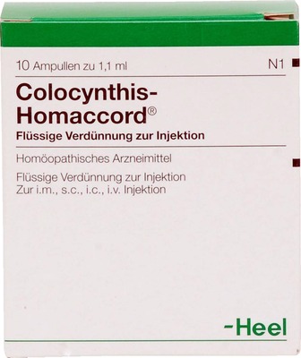 COLOCYNTHIS HOMACCORD Ampullen 10 St Ampullen