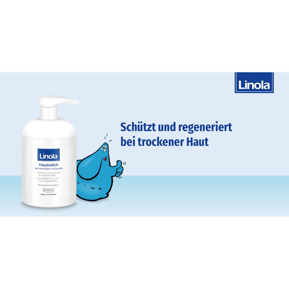 Linola Hautmilch Spender - Körperlotion 500 ml Lotion