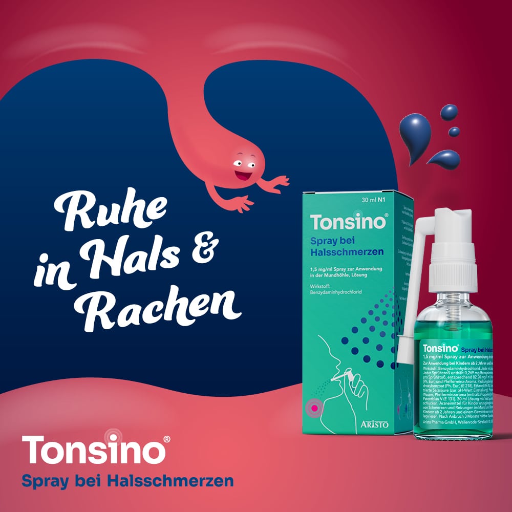 Tonsino Spray bei Halsschmerzen 30 ml Spray