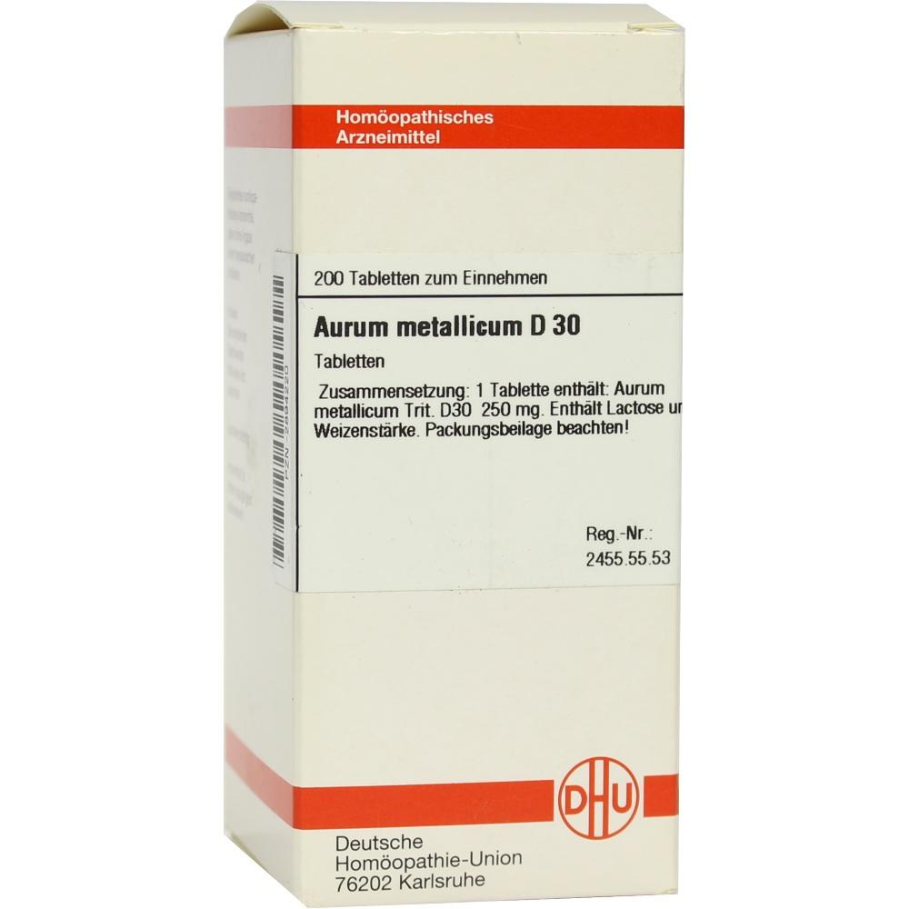 AURUM METALLICUM D 30 Tabletten 200 St Tabletten