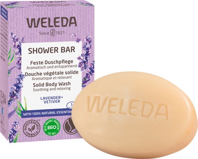 Weleda Feste Duschpflege Lavender + Vetiver 75 g