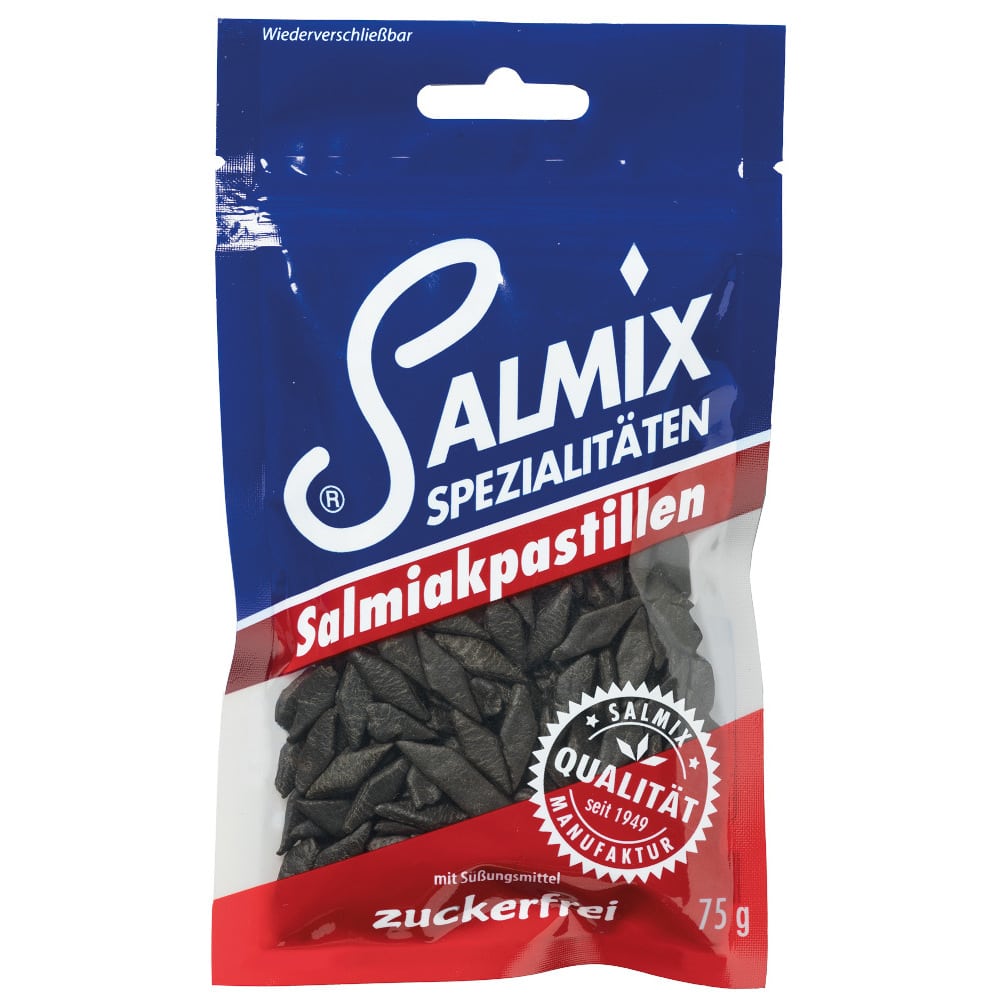 SALMIX Salmiakpastillen zuckerfrei 75 g Pastillen