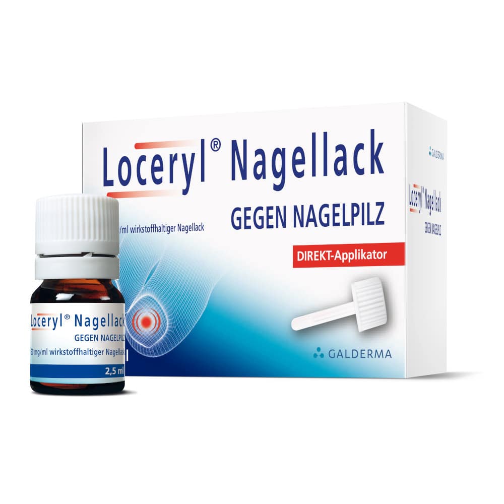 Loceryl Nagellack GEGEN NAGELPILZ 2.5 ml Wirkstoffhaltiger Nagellack