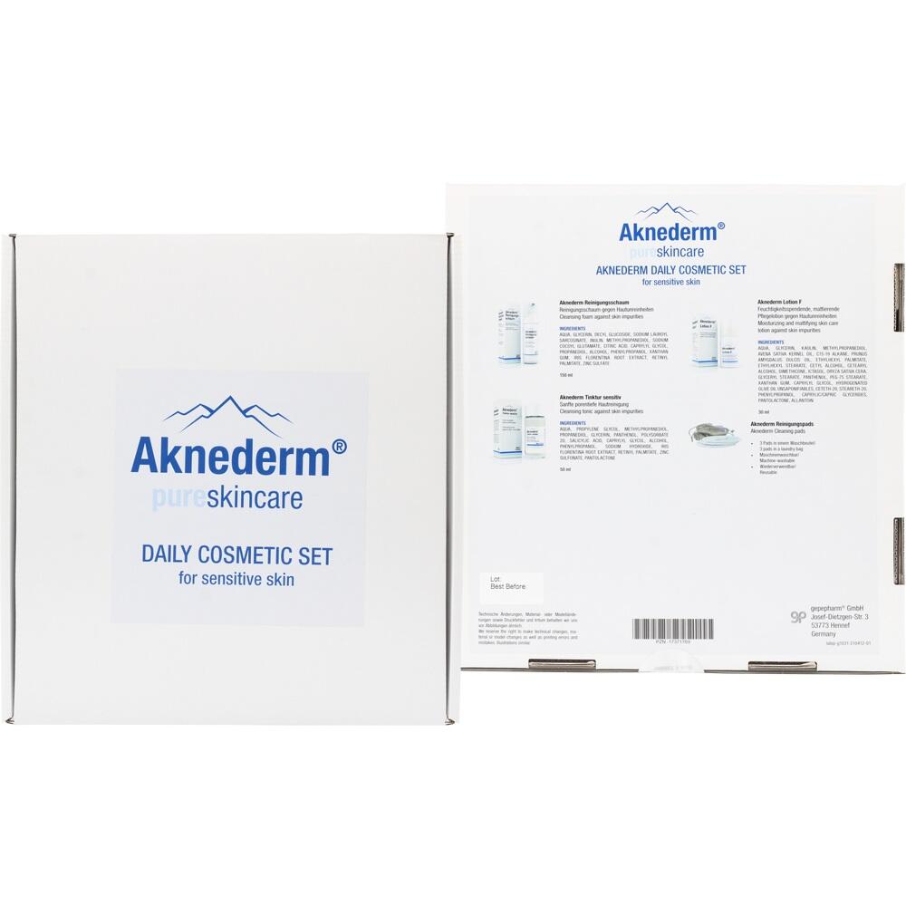 Aknederm pure skincare DAILY COSMETIC SET 1 Packung Kombipackung