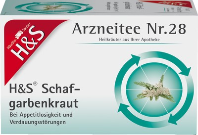H&S Arzneitee Schafgarbenkraut 20X1.7 g Filterbeutel