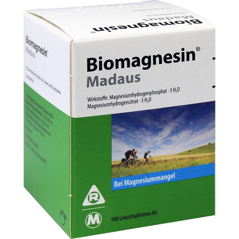 BIOMAGNESIN Madaus  100 St Lutschtabletten