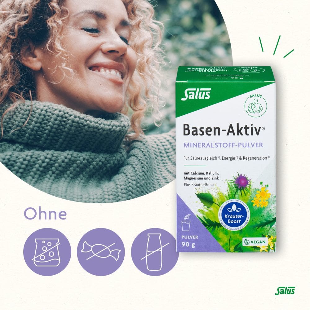 Salus Basen-Aktiv Kräuter Säureausgleich 90 g Pulver zur Herstellung einer Suspension zum Einnehmen