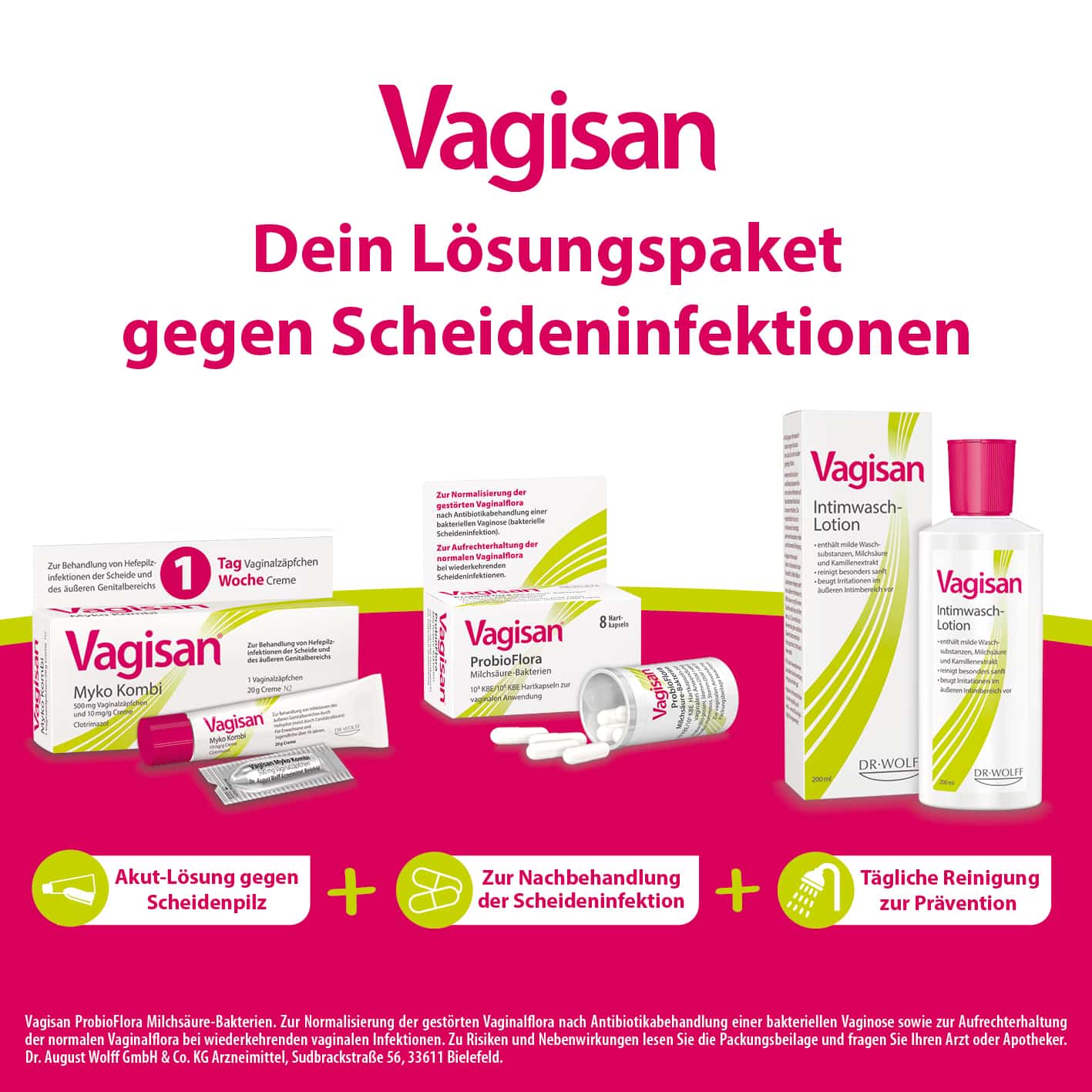 Vagisan Myko Kombi - bei Scheidenpilz 1 Packung Kombipackung