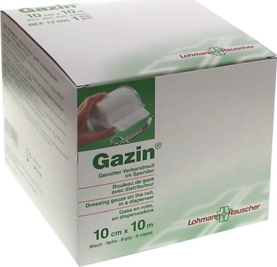 GAZIN Verbandmull 10 cmx10 m 8fach 1 St Verband