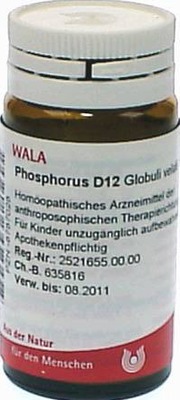 Phosphorus D12 Globuli 20 g Globuli