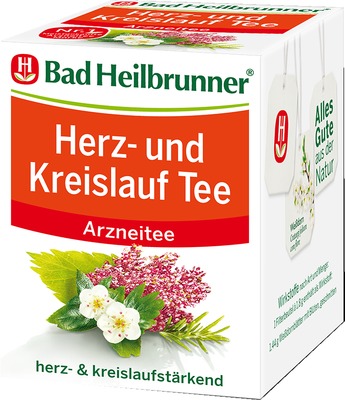 Bad Heilbrunner Herz- und Kreislauftee N 8X1.5 g Filterbeutel