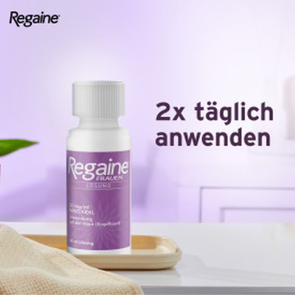 Regaine FRAUEN Lösung (3 Mon. Packung) bei erblich bedingtem Haarausfall