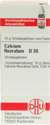 CALCIUM FLUORATUM D 30 Globuli 10 g Globuli