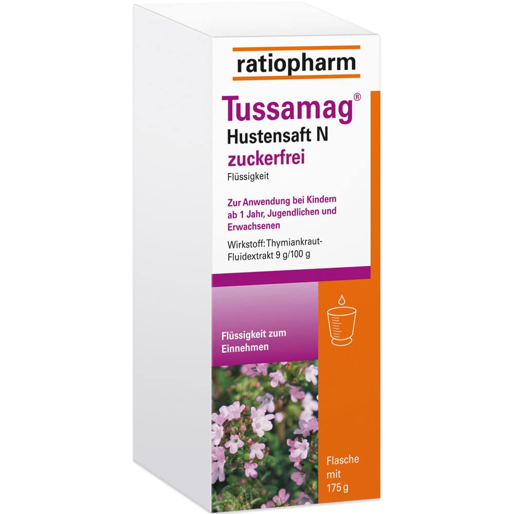 Tussamag Hustensaft N zuckerfrei 175 g Flüssigkeit zum Einnehmen