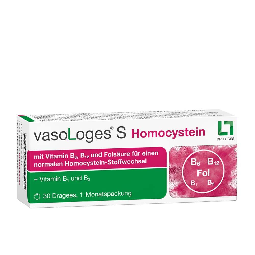 vasoLoges S Homocystein 30 St Dragees