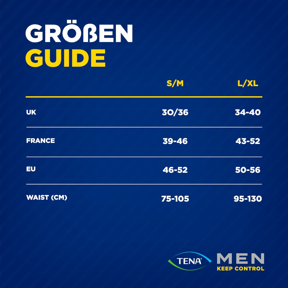 TENA MEN ACTIVE FIT PANTS NORMAL S/M 12 St