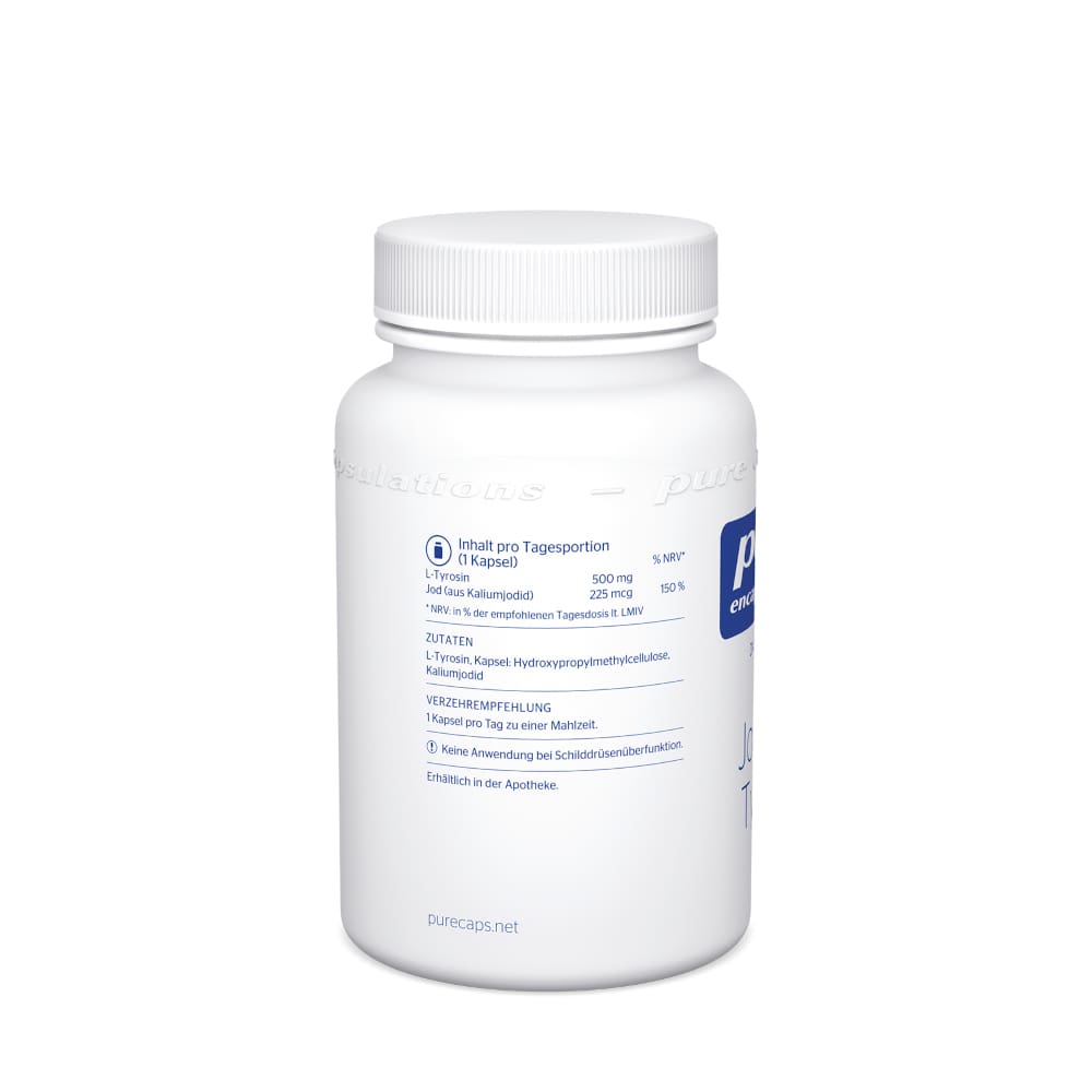 pure encapsulations Jod und Tyrosin 60 St Kapseln