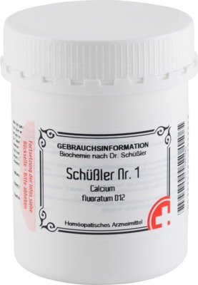 SCHÜSSLER Nr.1 Calcium fluoratum D 12 Tabletten 1000 St Tabletten
