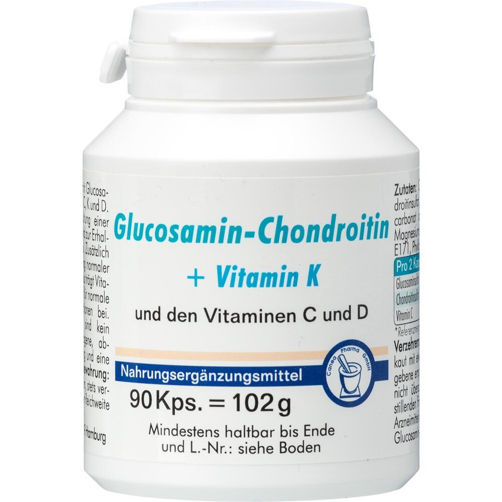 GLUCOSAMIN-CHONDROITIN+Vitamin K Kapseln 90 St Kapseln