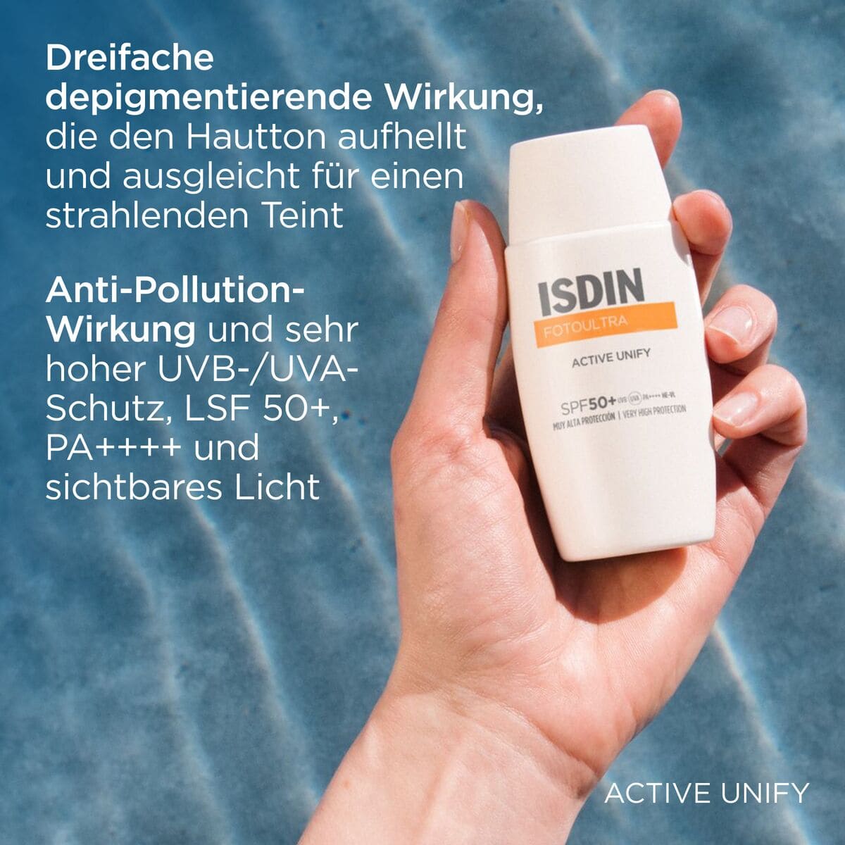 ISDIN FOTOULTRA Active Unify Pigment Sonnencreme 50+ 50 ml Emulsion
