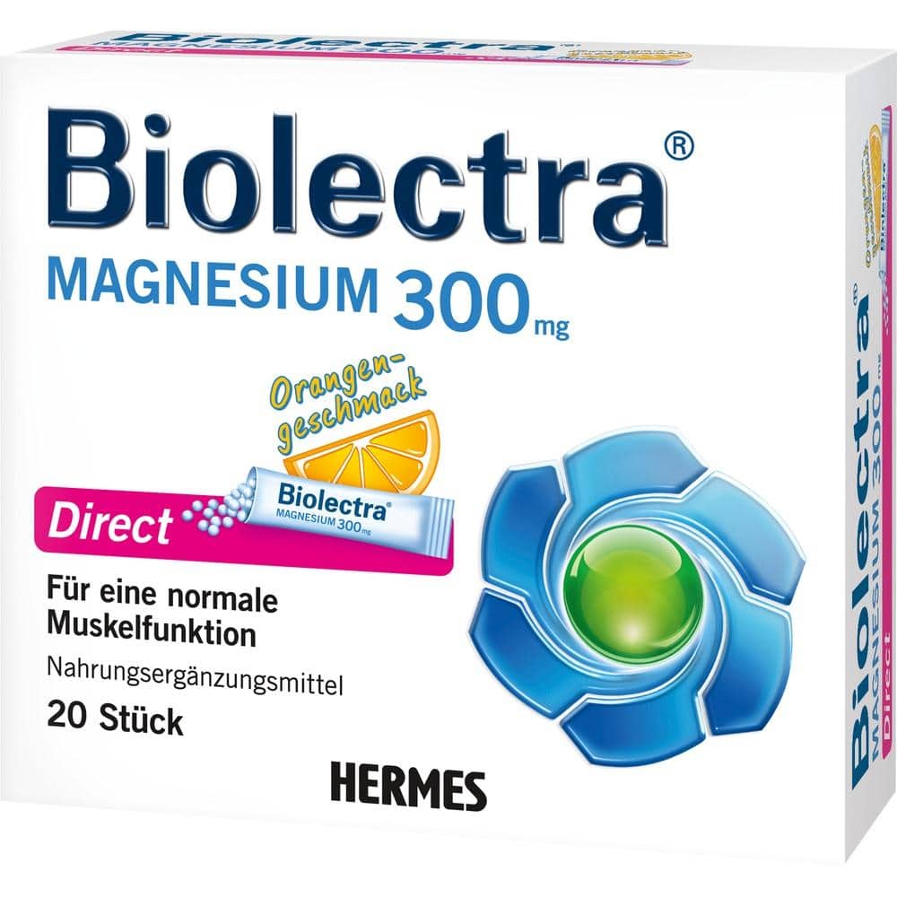 Biolectra MAGNESIUM 300mg Direct Orange  20 St Pellets
