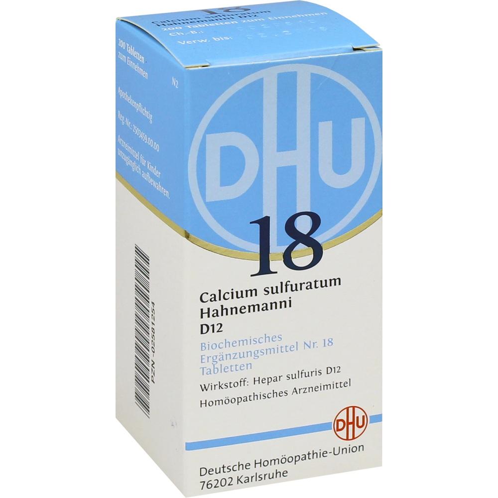 DHU Schüssler-Salz Nr. 18 Calcium sulfuratum D12 Tabletten 200 St Tabletten