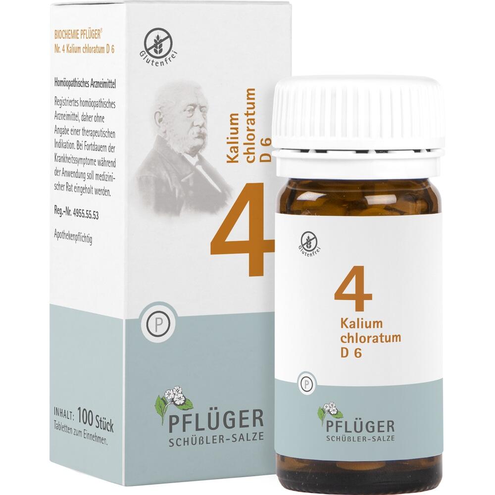 Schüßler-Salz Nr. 4 Kalium chloratum D6 100 St Tabletten