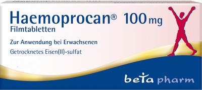 Haemoprocan 100mg Filmtabletten 100 St Filmtabletten