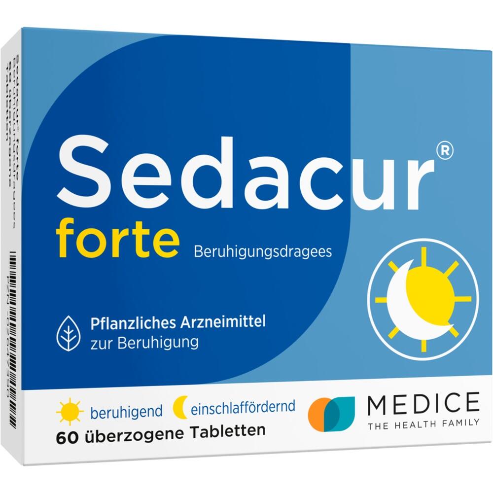 Sedacur forte bei Einschlafstörungen & Unruhezuständen 60 St Überzogene Tabletten